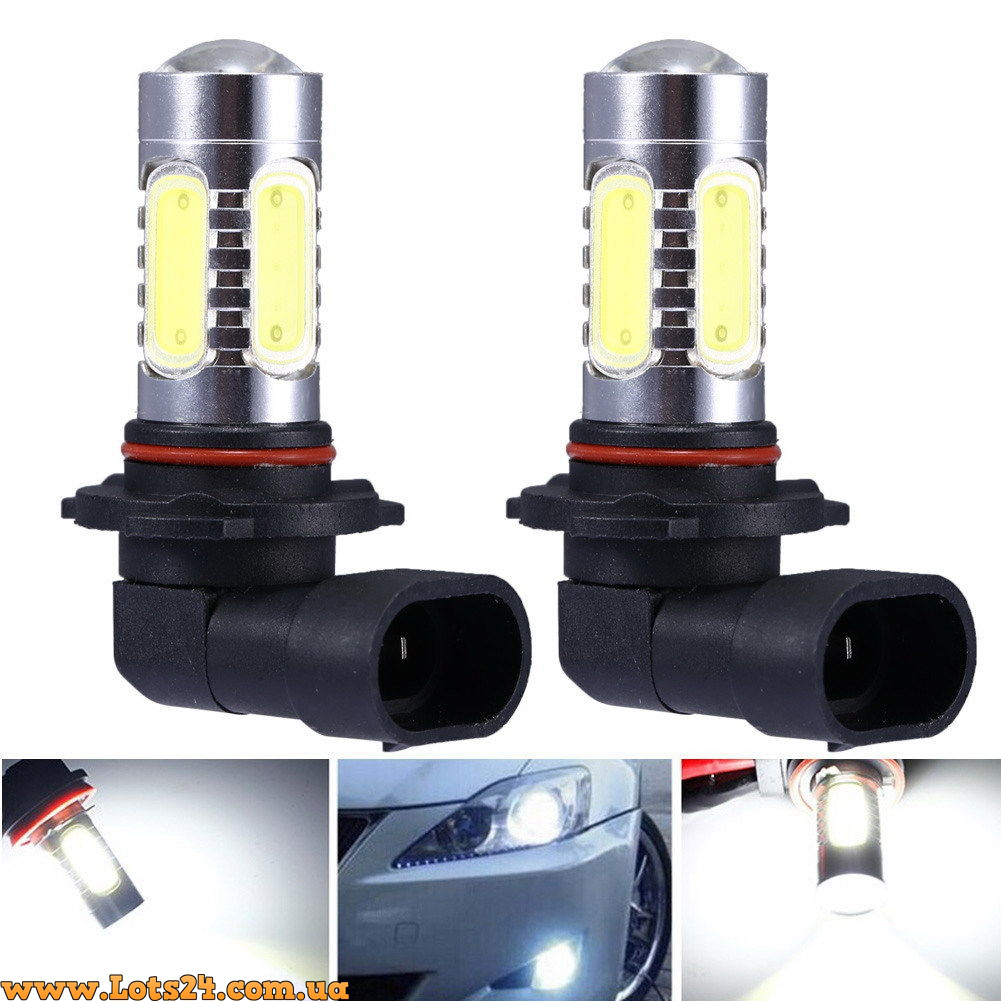 Автолампи H11 5 COB LED 6500K автолампи світлодіодні автолампи авто лед лампи авто лампа лед світлодіодна птф дхо на авто, фото 1