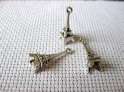 Підвіска металева. Ейфелева башта 3D, 8х8х24 мм