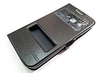 Чехол книжка с окошками momax для Samsung Galaxy Grand 2 G7102 / G7106 черный