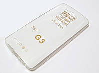 Чохол для LG G3 d855 силіконовий ультратонкий прозорий