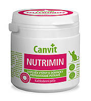 Витамины для кошек Canvit (Канвит) Nutrimin for cats общеукрепляющий комплекс витаминов, 150 г