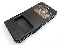 Чохол-книжка з віконцями momax для Huawei GR3 / Enjoy 5s (зі сканером відбитка) чорний