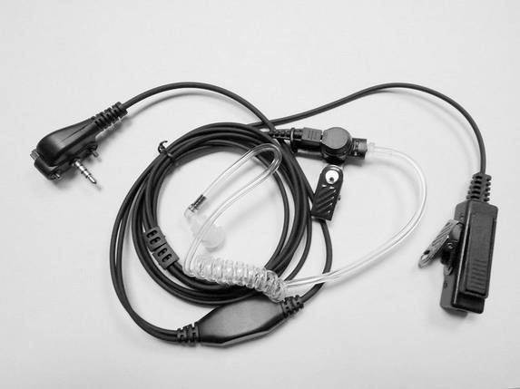 Гарнітура Expert EX-V2V03 2-дротова прихованого носіння з гвинтами для радіостанцій Vertex Standard/ Yaesu, фото 1
