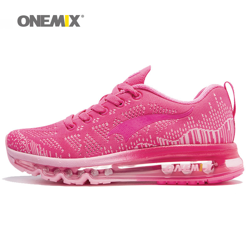 Кросівки жіночі спортивні бігові дихаючі ONEMIX 38-39 розмір (рожеві)