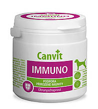 Вітаміни для собак Canvit Immuno (Канвит Імуно) for dogs зміцнення імунітету, 100 г 100таб.