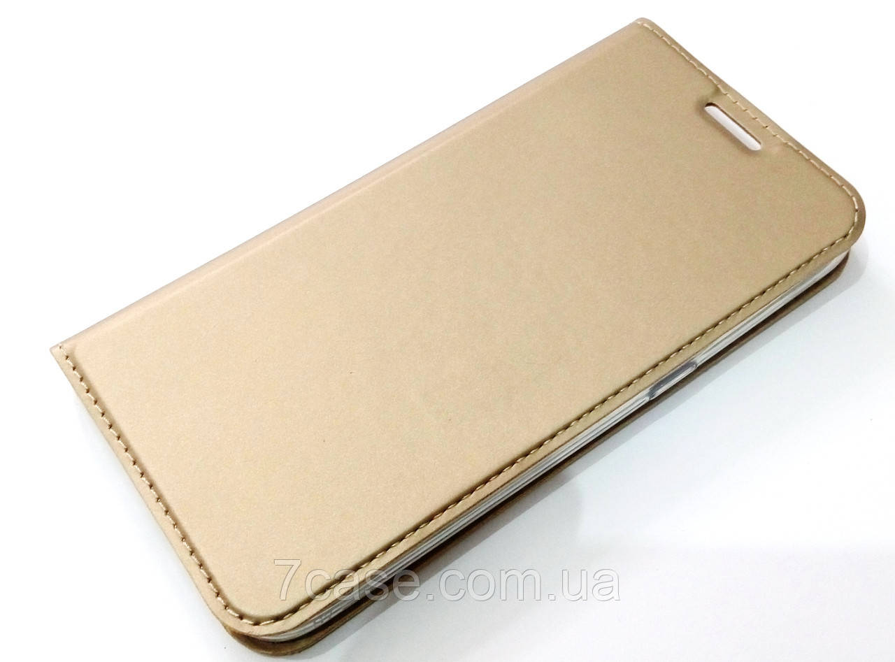 Чохол-книжка KiwiS для Samsung Galaxy S7 G930 золотий