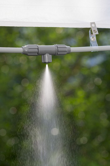Небулайзер Gardena 10 метрів, форсунки, кран і комплект кріплення, фото 1