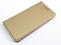 Чехол книжка KiwiS для Nokia 6 золотой
