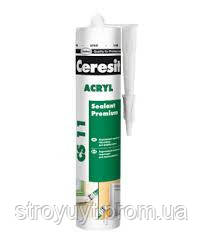 Білий герметик CERESIT Acryl 280 мл