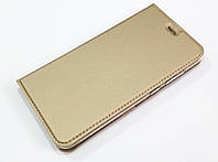Чехол книжка KiwiS для Huawei P10 Lite золотой
