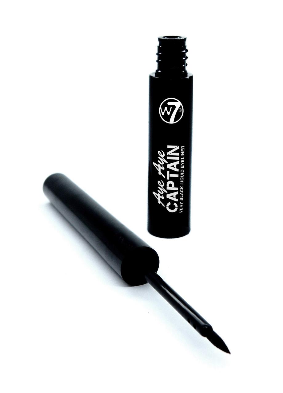 Підводка для очей W7 AYE CAPTAIN BLACK EYE LINER 5 мл чорний