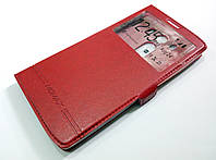 Чохол-книжка з віконцем momax для LG V10 червоний
