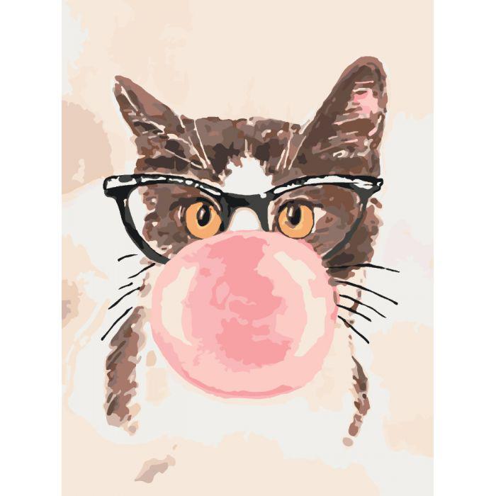 Картина розфарбування по номерах Bubble Gum (KHO4050) Ідейка 30 х 40 см (без коробки)