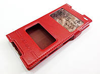 Чохол книжка з віконцями momax для Sony Xperia Z5 compact e5823 червоний