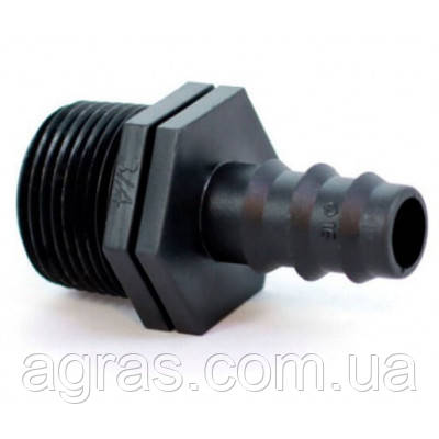 Кран стартовий для трубки 20 мм 3/4" з внутрішнім різьбленням