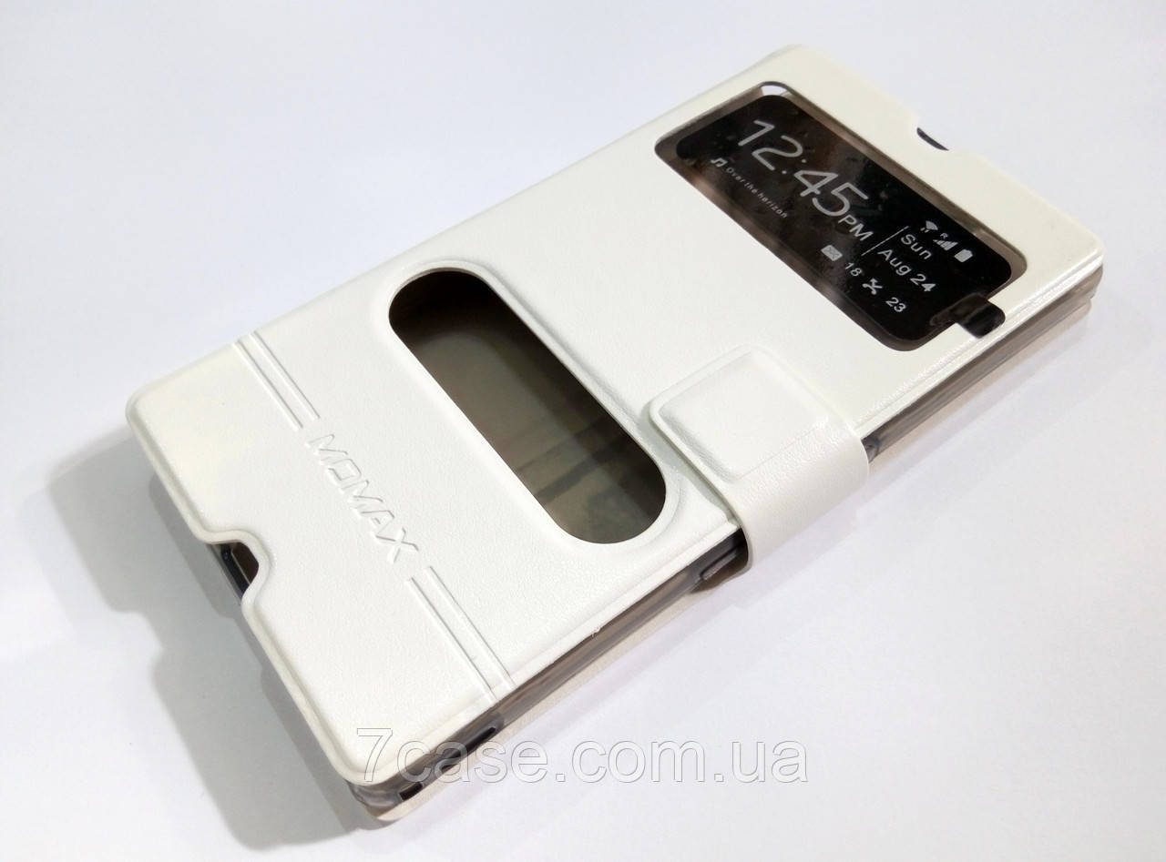 Чохол-книжка з віконцями momax для Sony Xperia Z c6602/c6603 l36h білий