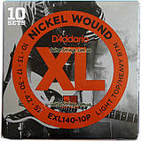 Струни D'Addario EXL140-10P Nickel Wound 10-52 1 set, фото 3