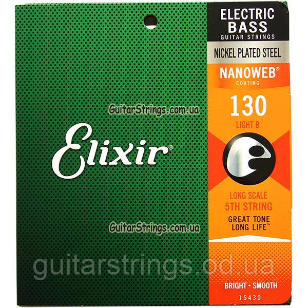 Струна для бас гітари Elixir 15430 Nanoweb .130 Long Scale