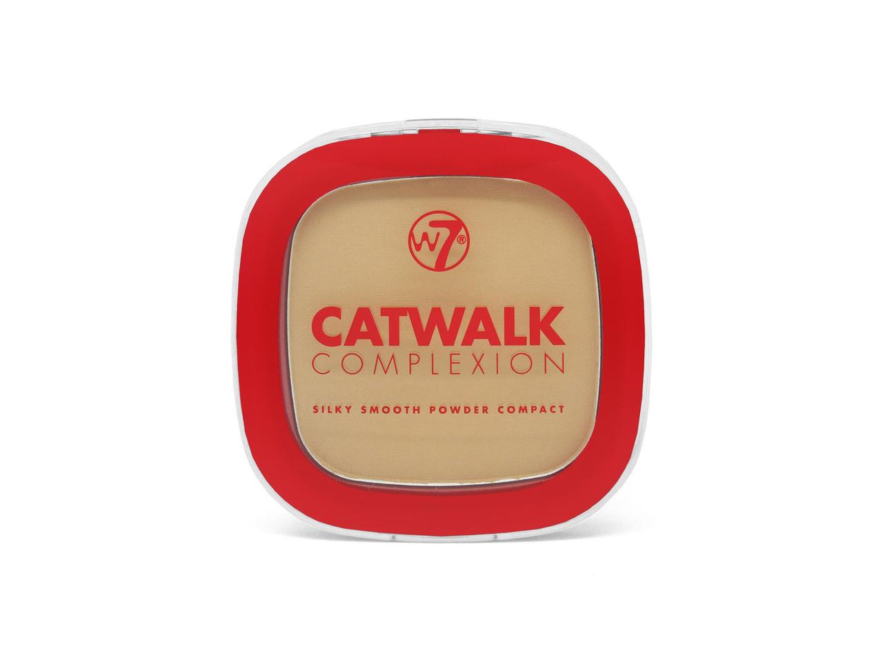 W7 пудра компактна для обличчя Catwalk Compact Powder Beige 7 г, фото 1