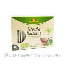 Екстракт стевії "БАКТОСИЛА" в стікерах № 40 природн замінник цукру