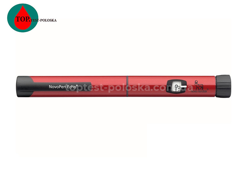Шприц-ручка НовоПен Эхо (NovoPen Echo) (красная) - фото 2 - id-p722754687
