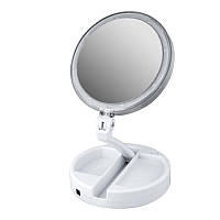 Дзеркало косметичне FOLD AWAY LED 10x zoom