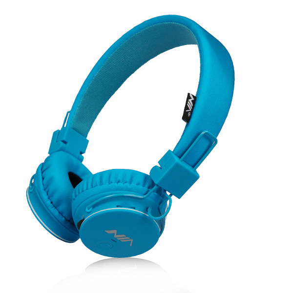 Бездротові навушники bluetooth MDR НЯ X2 microSD Blue, фото 1
