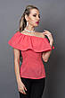 Класична стильна жіноча шифонова блуза, фото 4
