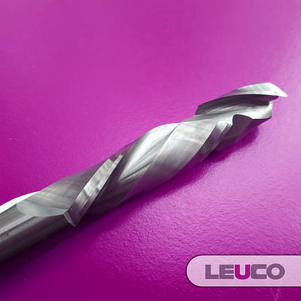 12х34/18х12 Z=2+2 Двозахідна спіральна фреза Leuco для чистової обробки, фото 3