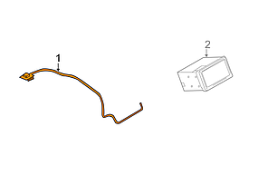 Антена GPS Nissan Leaf ZE0 / AZE0 (10-13) 25975-3NA0A, фото 2
