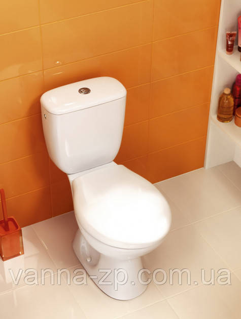 Компакт Cersanit ПРЕЗИДЕНТ бічний підведення в підлогу з кришкою поліпропілен РТ 020