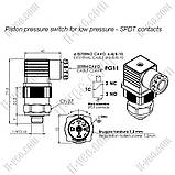 Датчик-реле тиску EUROSWITCH 4633612, 2-10bar 1NO/1NC 250VAC, фото 6