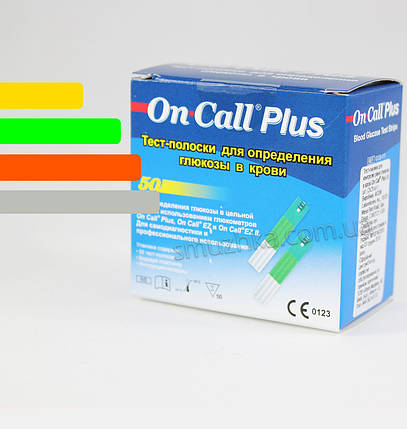 Тест-смужки On Call Plus 50 - Он Колл Плюс 50шт., фото 1