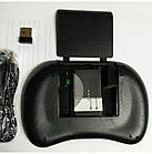 Міні-клавіатура Rii i8 mini. Безпровідна клавіатура з підсвіткою для Андроід Смарт ТВ, фото 6