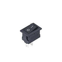 Перемикач KCD5-101 (SMRS-101-1), ON-OFF 2pin, чорний