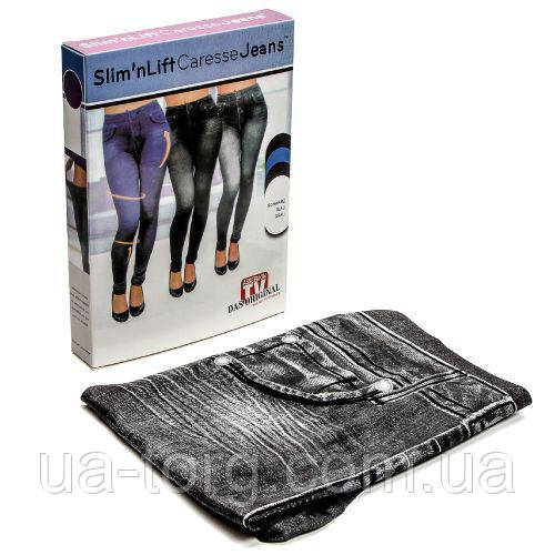 Підліткові лосини коригуючі Slim'n Lift Caresse Jeans Blue размер S-M