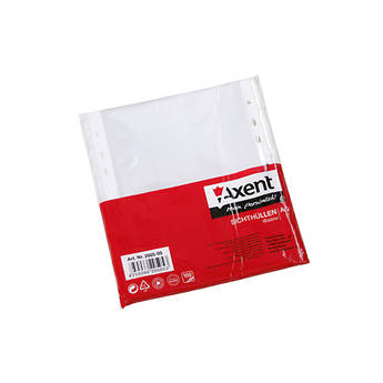 Файли А5 глянцеві 40 мікрон 100 штук, Axent 2005-00-A