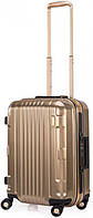 Пластиковый малый чемодан Lojel Kozmos S 39 л Lj-CF1375-2S_G золотистый