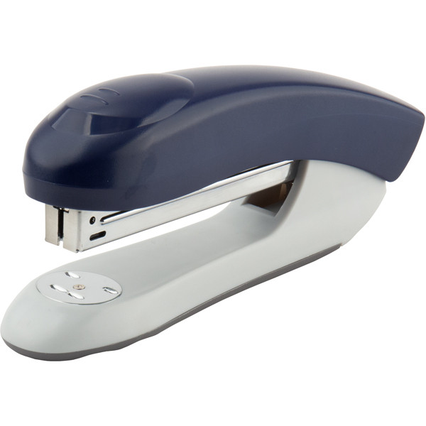Степлер пластиковий до 25 аркушів синій Welle-2 Axent 4825-02-A скоба №24/6, фото 1