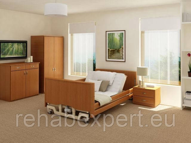 Посилена Бариатрическая Медична Ліжко до 318кг Professional Bariatric Lux Low Bed Reha