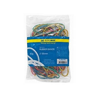 Гумки для грошей, 50 грам, діаметр 55 мм, Buromax BM.5501