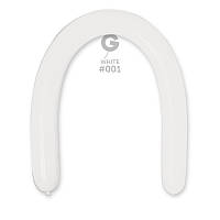 Кулі для моделювання D6 Білий 01 В упак: 100 шт. Пр-во:"Gemar" (Італія)