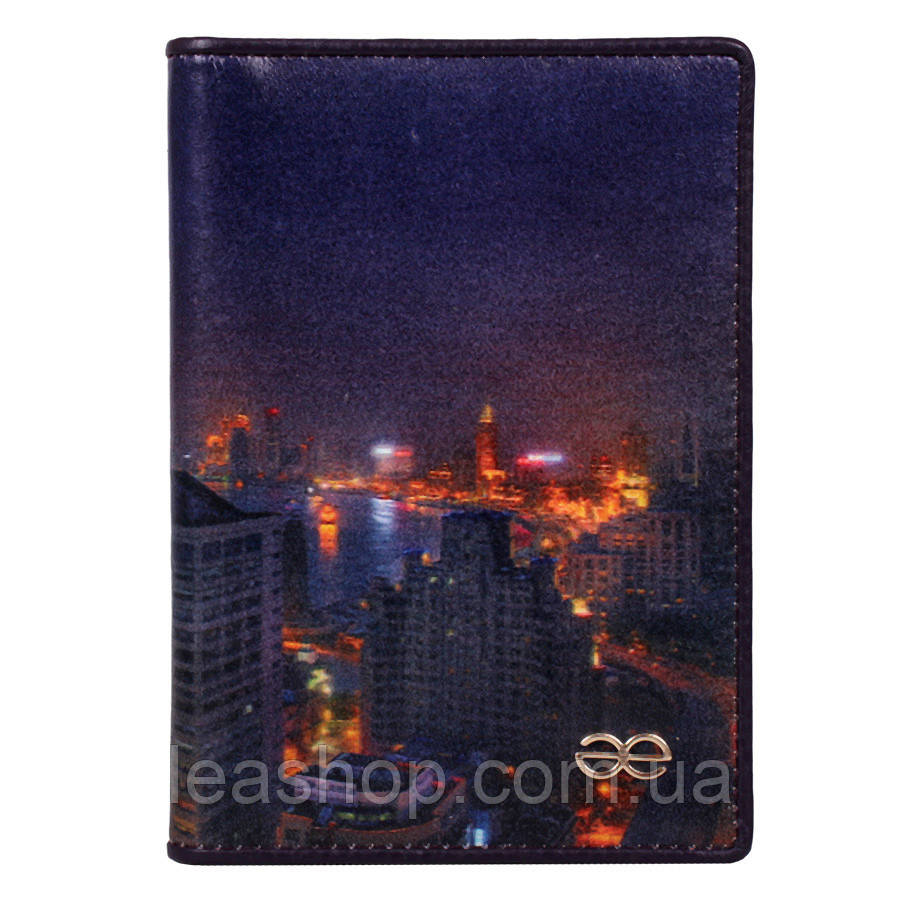 Фіолетова обкладинка для паспорта, фото 1