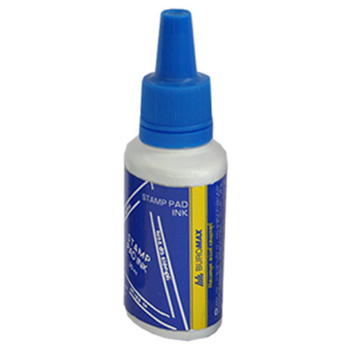 Штемпельна фарба на водній основі 30 мл синя Buromax BM.1901-01, фото 1