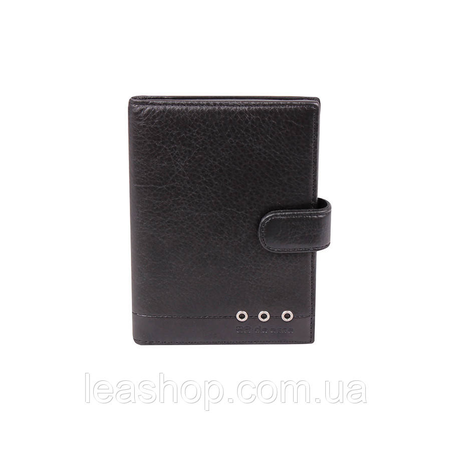 Чоловіча чорна обкладинка для документів, фото 1