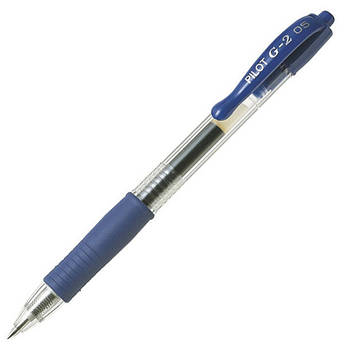 Ручка гелева синя 0.5 мм, Pilot BL-G2-5-L