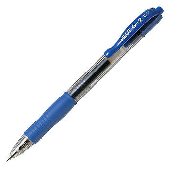 Ручка гелева синя 0.7 мм, Pilot BL-G2-7-L