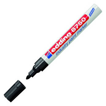 Маркер фарба чорний 2-3 мм, Edding 8750 Industry Paint Marker