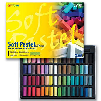 Пастель суха 64 кольори, коротка Mungyo MPS-64