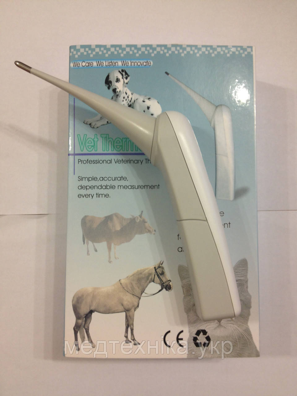 Термометр ветеринарний вушної NL502, фото 1
